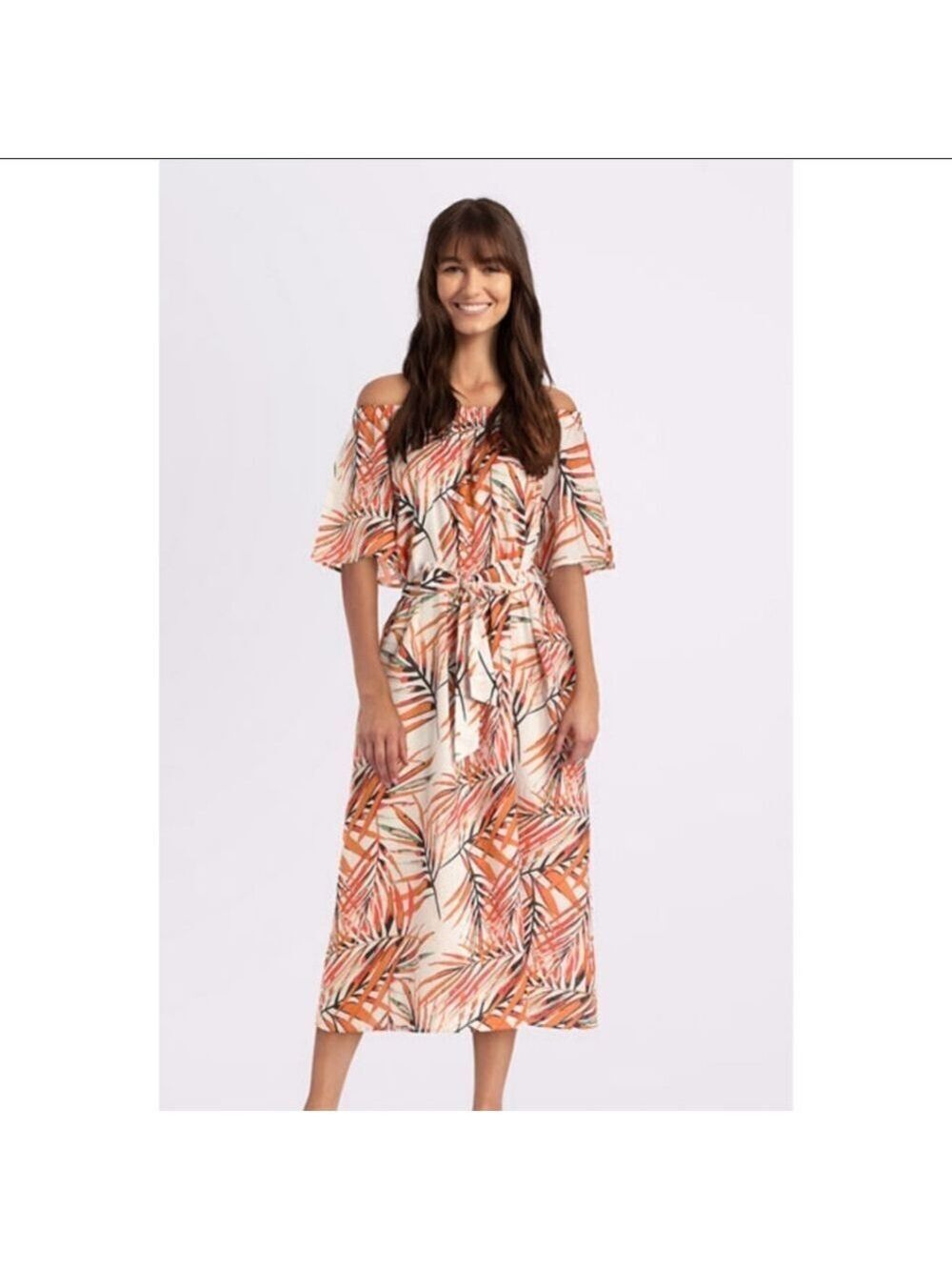 See U Soon Tropical Bardot Dress